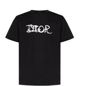 DDIOR CD Men Fashion Homme Black Peter Doig Limited T Shirt